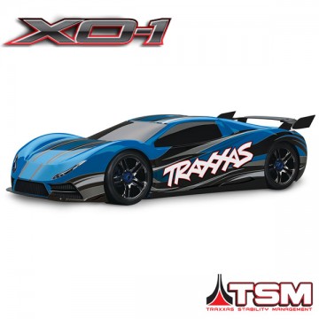TRAXXAS - XO-1 BLUE SUPERCAR 4x4 1/7 BRUSHLESS WIRELESS +TELEMETRY