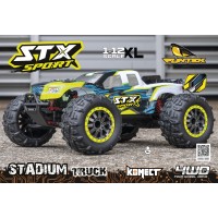 Funtek STX Sport Jaune avec radio Konect