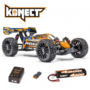 ROGUE Buggy 1/8ème Brushless Orange-PACK accus et chargeur