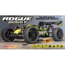 ROGUE Buggy 1/8ème brushless Jaune RTR