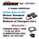 MINI MAXX BL-2S USB AVEC ACCUS / CHARGEUR USB BLEU