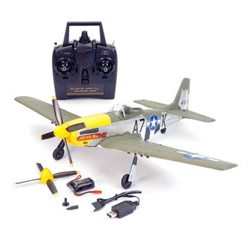 VOLANTEX P-51D MUSTANG GREEN 4CH 500MM BRUSHLESS WITH GYRO RTF