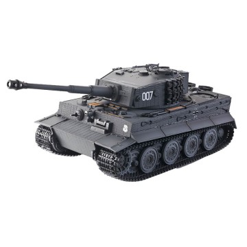 TAIGEN 1:24 TIGER 1 IR BATTLE TANK LATE VERSION - GREY