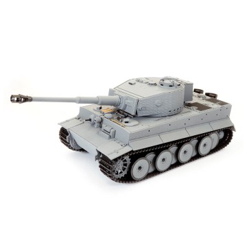 TAIGEN 1:24 TIGER 1 IR BATTLE TANK LATE VERSION- GREY (BASE)