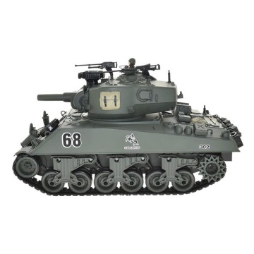 BROTHER TANK RC TANK 1:18 USA M4A3 SHERMAN GREEN