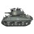 BROTHER TANK RC TANK 1:18 USA M4A3 SHERMAN GREEN